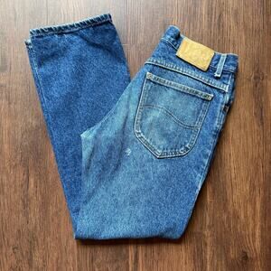 Vintage Lee Jeans 31x30 Made in USA Union Tag Straight Leg Denim